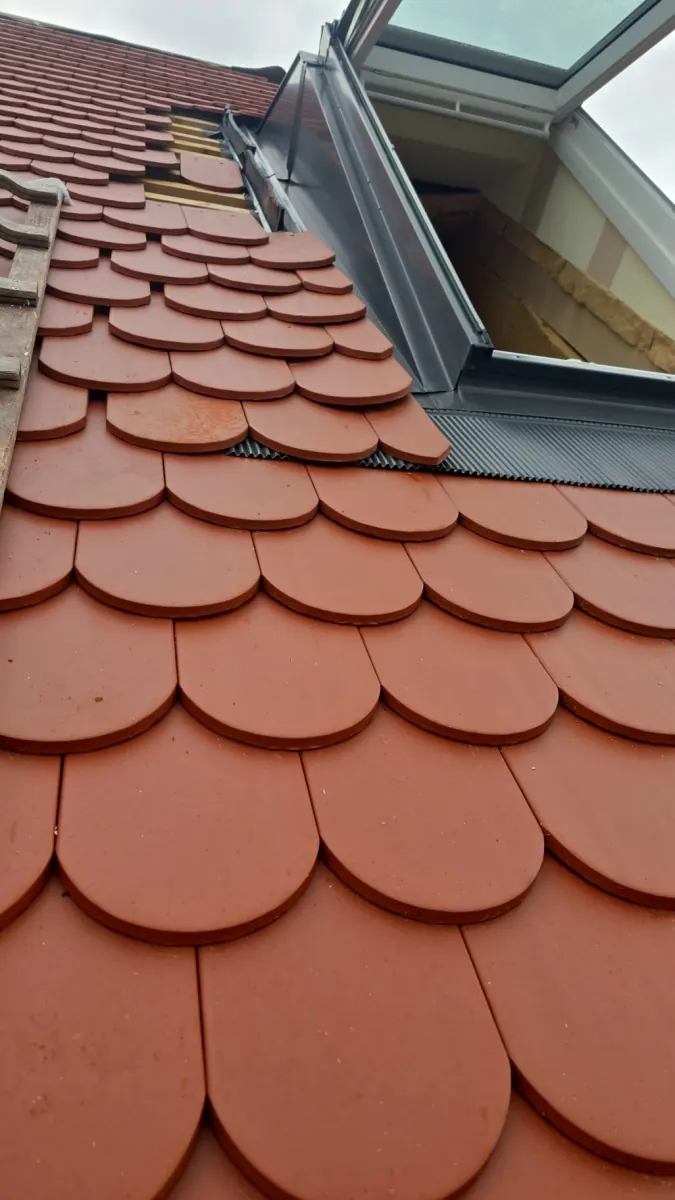 Fertiges Dach mit neuer Eindeckung